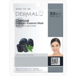 Dermal Charcoal Collagen Essence kolagenowa maska do twarzy z węglem 23 g