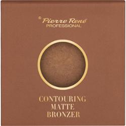 Pierre René - CONTOURING MATTE BRONZER - Wypiekany puder brązujący - Matowy - 10 g