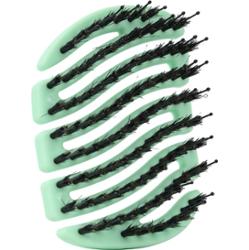 SISTER YOUNG - MILA POCKET FRESH MINT BV - Mini szczotka z włosiem dzika, Zielona