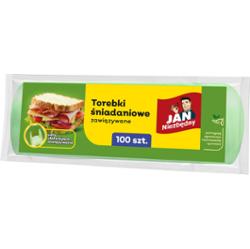 Jan Niezbędny Torebki zawiązywane śniadaniowe 100 sztuk