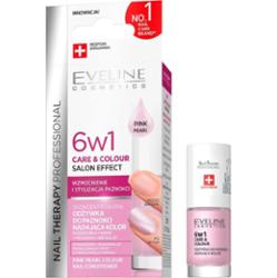 Eveline odżywka do paznokci 6w1 Nail Therapy Professional Pink Pearl 5 ml