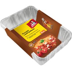 JAN NIEZBĘDNY Foremki aluminiowe pieczenie i zamrażanie 3szt