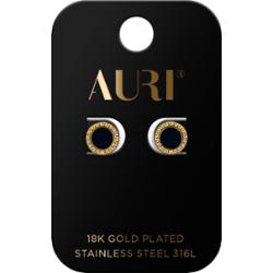 Auri Kolczyki Sztyfty Czarne Kołka