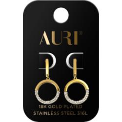 Auri Kolczyki Wiszace Kolka/Cyrkonie