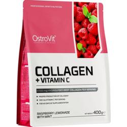 OstroVit Collagen + Vitamin C Raspberry Lemonade With Mint kolagen 400 g