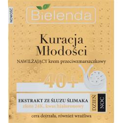 Bielenda Kuracja Młodości intensywnie nawilżający krem przeciwzmarszczkowy 40+ 50 ml