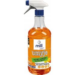 Mill Mill Clean Pomarańcza Umyje płyn do szyb, luster, płyt, blatów  1000 ml