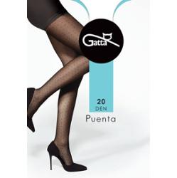 Gatta Puenta 20 den Rajstopy wzór nero r3, 1szt.