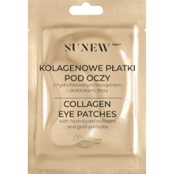SUNEWMED+ Brightening Collagen Eye Patches kolagenowe płatki pod oczy z hydrolizowaneym kolaganem i drobinkami złota 2 szt.