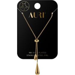 Auri naszyjnik regulowany typu krawatka z łezkami 1 sztuka