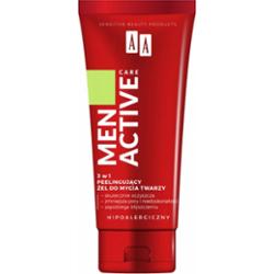 AA Men Active Care 3w1 Peelingujący żel do mycia twarzy 150 ml