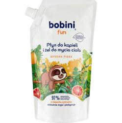 bobini Fun Płyn do kąpieli i żel mycia ciała o zapachu cytrusów 500 ml