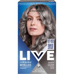Schwarzkopf Live Urban Metallics farba do włosów U72 Dusty Silver