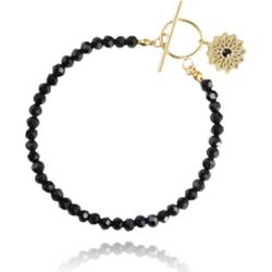 Ecarla Bransoletka na rękę stal chirurgiczna pozłacana złotem BST1456