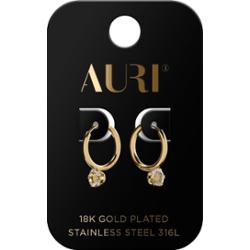 Auri kolczyki sztyfty damskie Koła z Cyrkonią