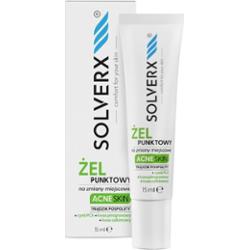 Solverx Żel Punktowy Acne Skin 15Ml