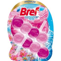 BREF Bref WC Brilliant Gel All in 1 Zawieszka myjąco-zapachowa do muszli WC wiosenny deszcz 2 x 42 g