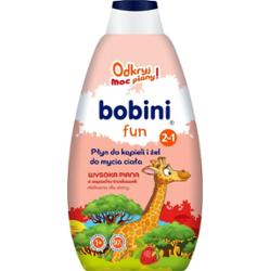 Bobini Fun Truskawka płyn do kąpieli i żel do mycia ciała 500 ml