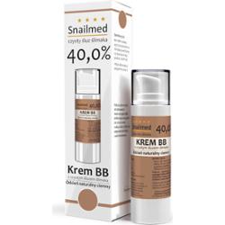 SNAILMED Krem BB, czysty śluz ślimaka, odcień naturalny ciemny, 30 ml
