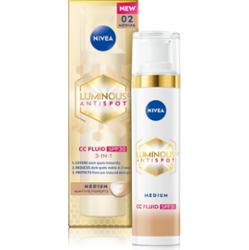 NIVEA Luminous 630 Anti Spot rozświetlający krem CC SPF 30 odcień Medium 40 ml