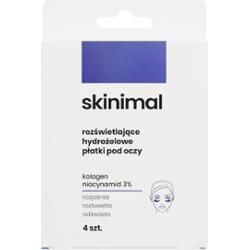 Skinimal rozświetlające hydrożelowe płatki pod oczy 4 szt.