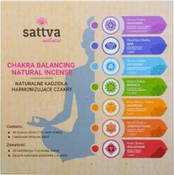 Sattva Wellness Naturalne kadzidła harmonizujące czakry 49 szt