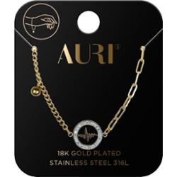 Auri Bransolet.linia Zycia Kołko/Cyrkoni