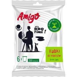 Amigo Jednorazowe Kubki Papierowe Eco 6Szt
