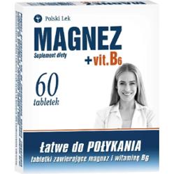 Polski Lek Magnez + Vit. B6 60 tabletek