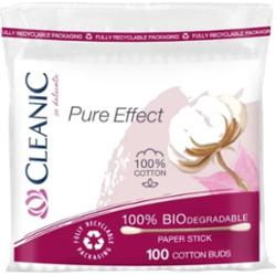 Cleanic Patyczki Higieniczne Pure Effect Foli 100 Szt
