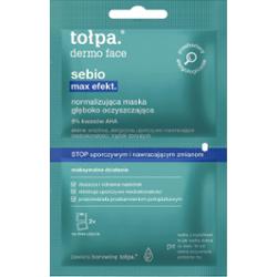 tołpa. sebio max efekt. normalizująca maska głęboko oczyszczająca, 2x6 ml