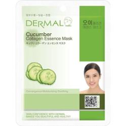 Dermal Collagen Essence Mask kolagenowa maska do twarzy w płachcie ogórek 23 g