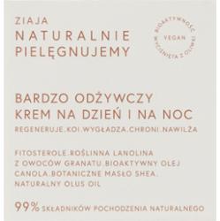 Ziaja Naturalnie Pielęgnujemy bardzo odżywczy krem na dzień i na noc 50 ml