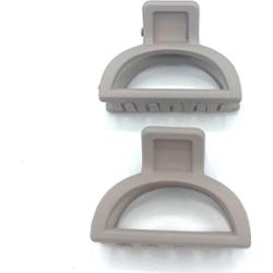 Cat&Cat mała klamra do włosów szara 2 szt.