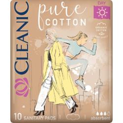 Cleanic Pure Cotton Podpaski na dzień 10 sztuk