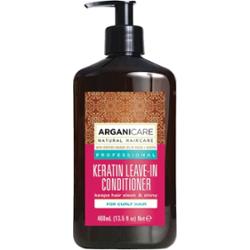 Arganicare Keratin odżywka bez spłukiwania do kręconych włosów z keratyną 400 ml