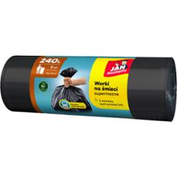 JAN NIEZBĘDNY worki na śmieci 240L 8 szt.