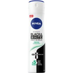 Black&White Invisible Fresh Antyperspirant Spray 150 ml