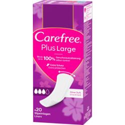 Carefree Plus Large wkładki higieniczne 20 sztuk