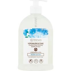 Barwa Hipoalergiczne tradycyjne polskie szare mydło z ekstraktem lnu 500 ml