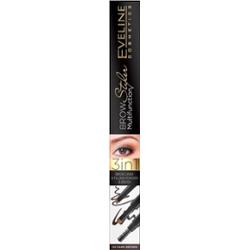 Eveline Cosmetics Brow Styler precyzyjna kredka do brwi 3 w 1 odcień 02 Dark Brown 1,2 g