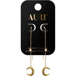 Auri Kolczyki Wiszace Połksiezyc/Cyrkon