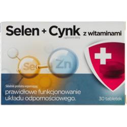 Aflofarm Selen + Cynk z Witaminami 30 tabletek