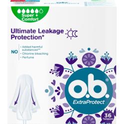 O.B. ExtraProtect Super+ Comfort Tampony 36 sztuk
