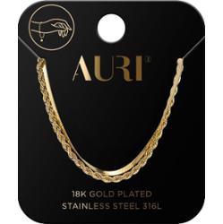 Auri bransoletka pleciona ze żmijką 1 sztuka