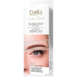 Delia Cosmetics Eyebrow Expert Eyebrow Stencils szablony do brwi 1 szt.