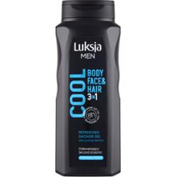 LUKSJA Men Cool żel pod prysznic 3 w 1 500 ml