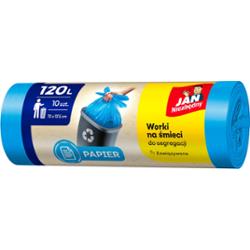 Jan Niezbędny Worki Na Śmieci Niebieskie Do Segregacji 120l 10 szt.