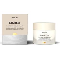 Resibo Night.01 Wypełniający krem z usieciowanym kwasem hialuronowym i peptydami 50 ml