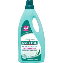 Sanytol Płyn Do Mycia dezynfekuje podłogi i inne powierzchnie – zapach eukaliptusa 1 l